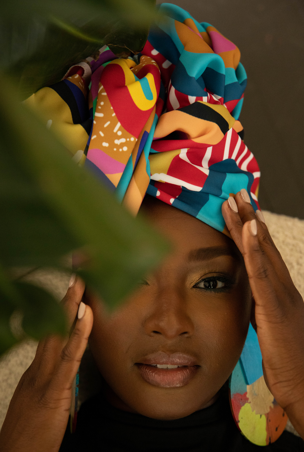 ABEILLE CREATIONS- Queen Cleopatra Design  (Headwrap)