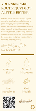 O’kra – Sparkling Okra Water (Pineapple) | Hydration & Skin Health