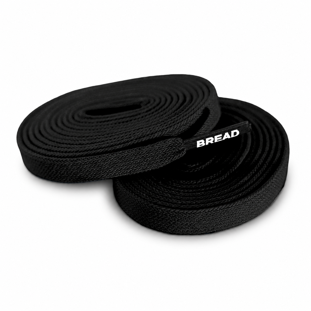 Shadow Black Bread Laces