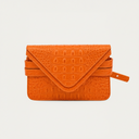 Sadie Belt Bag / Embossed - Orange Croc