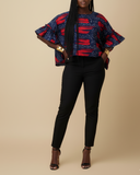 Side Frill Kaftan Top