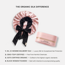 Organic Silk XS Hair Bonnet - Blush Pink