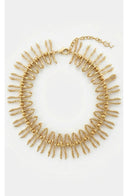 Twig Statement Necklace Gold
