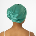 Organic Silk Hair Bonnet Jade Green