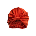 Organic Silk Hair Bonnet Tomato Red