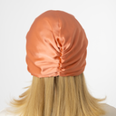 Organic Silk Hair Bonnet Peachy Coral