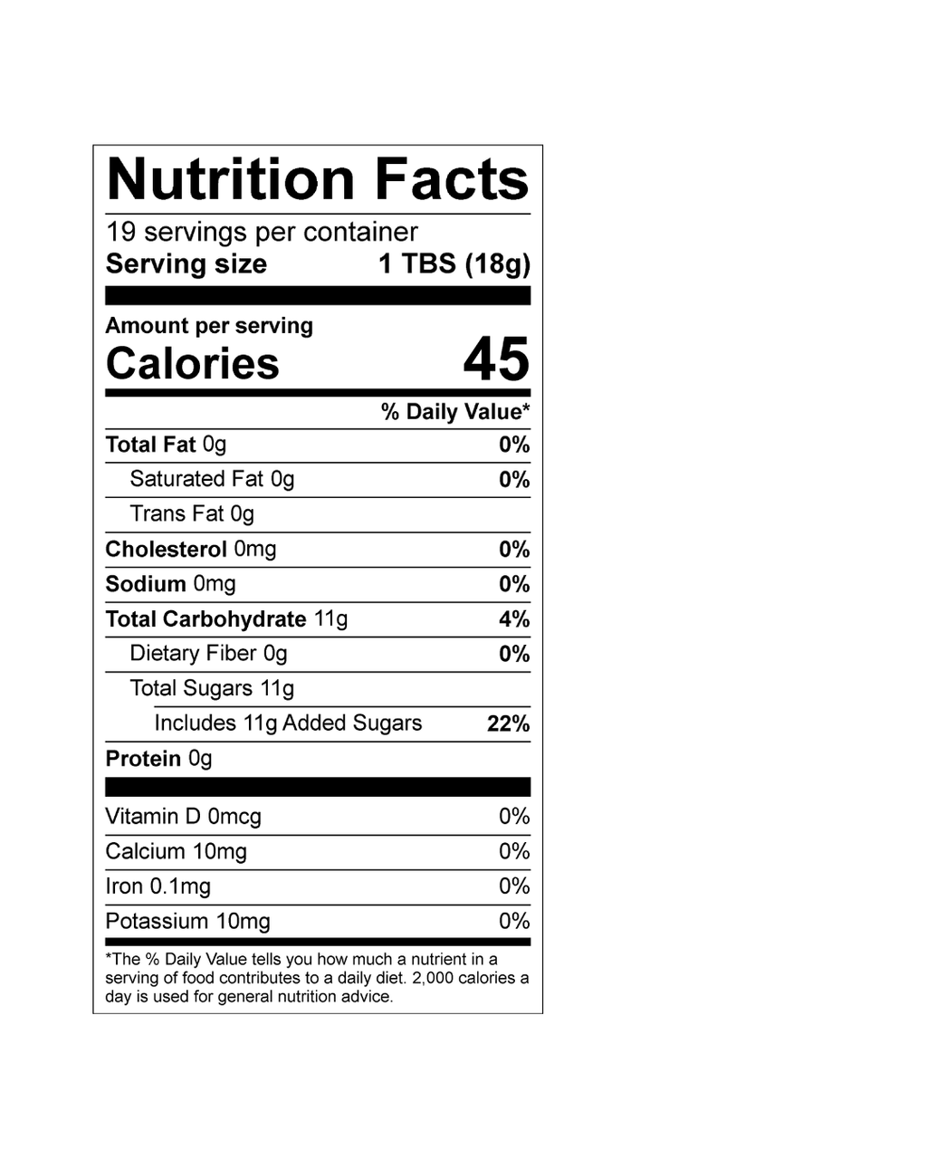 Sweet Potato & Spice Flavored Syrup - SEASONAL