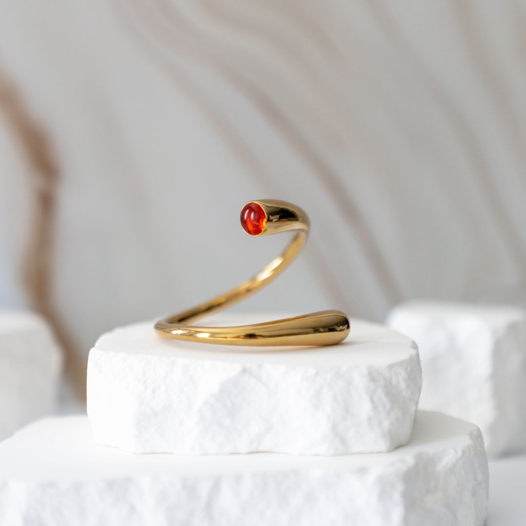 Twisted Glass Dash Cuff