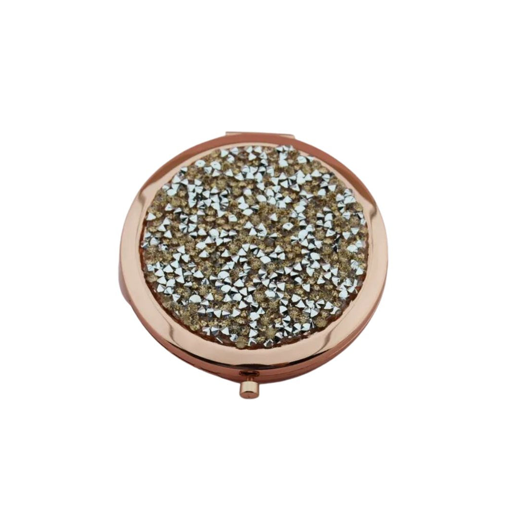 Crystal Double-Sided Portable Mini Mirror