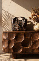 Venice Tote Natural Brown Snake