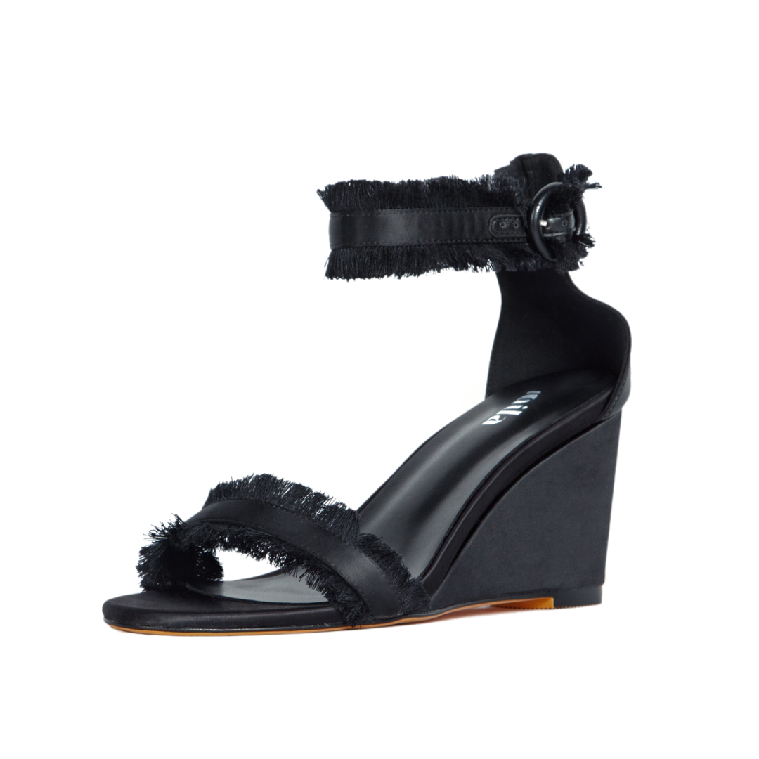 Angela Wedges Black
