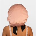 XL Organic Silk Hair Bonnet Dusty Pink