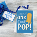 One Cool Pop Father's Day Greeting Card