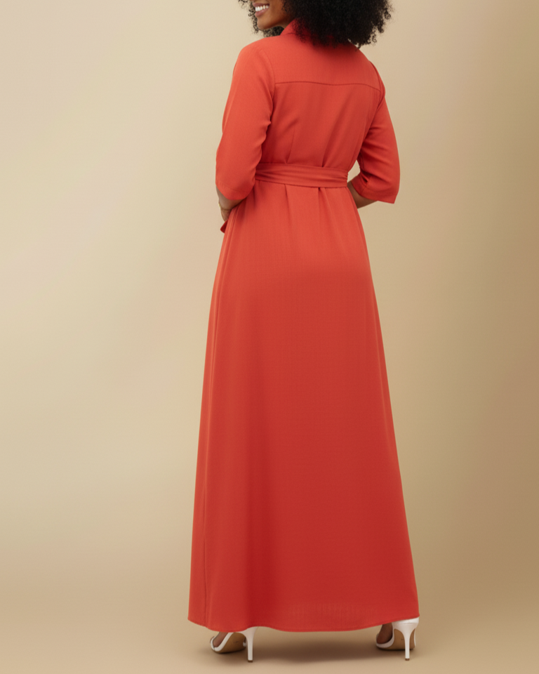 Yumi Maxi Shirt Dress