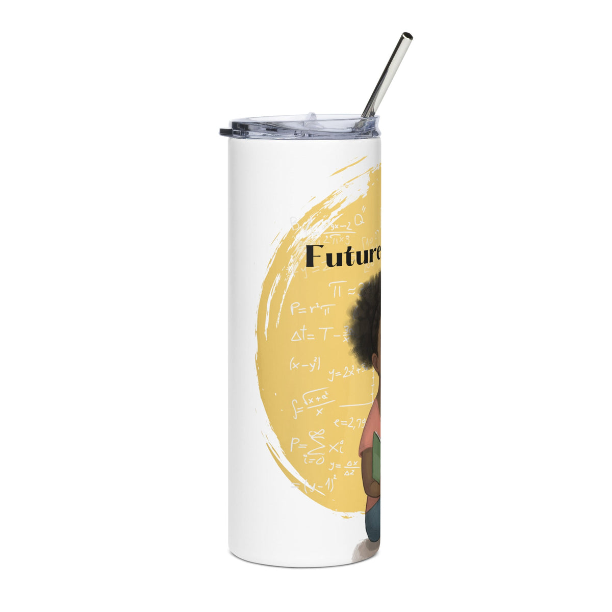 Future Engineer Slim Steel Tumbler - White
