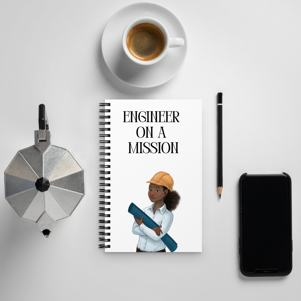 Engineer on a Mission Spiral Notebook