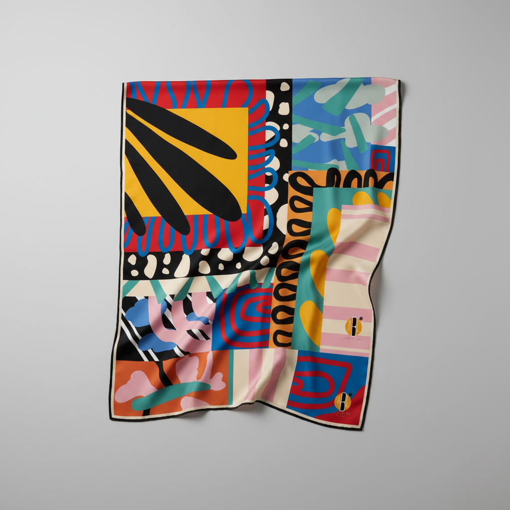 Adinkra Design (Silky Scarf)