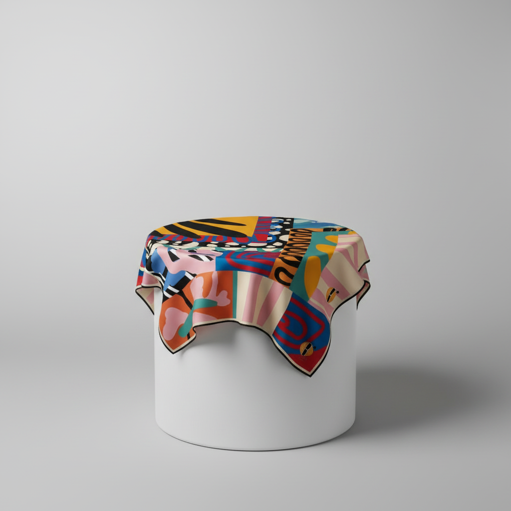 Adinkra Design (Silky Scarf)