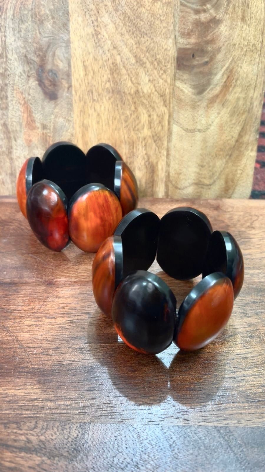 Afro Color Pop Horn Bracelets