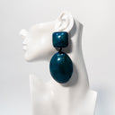 Afro Color Pop Horn Drop Earrings