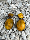 Afro Color Pop Horn Drop Earrings