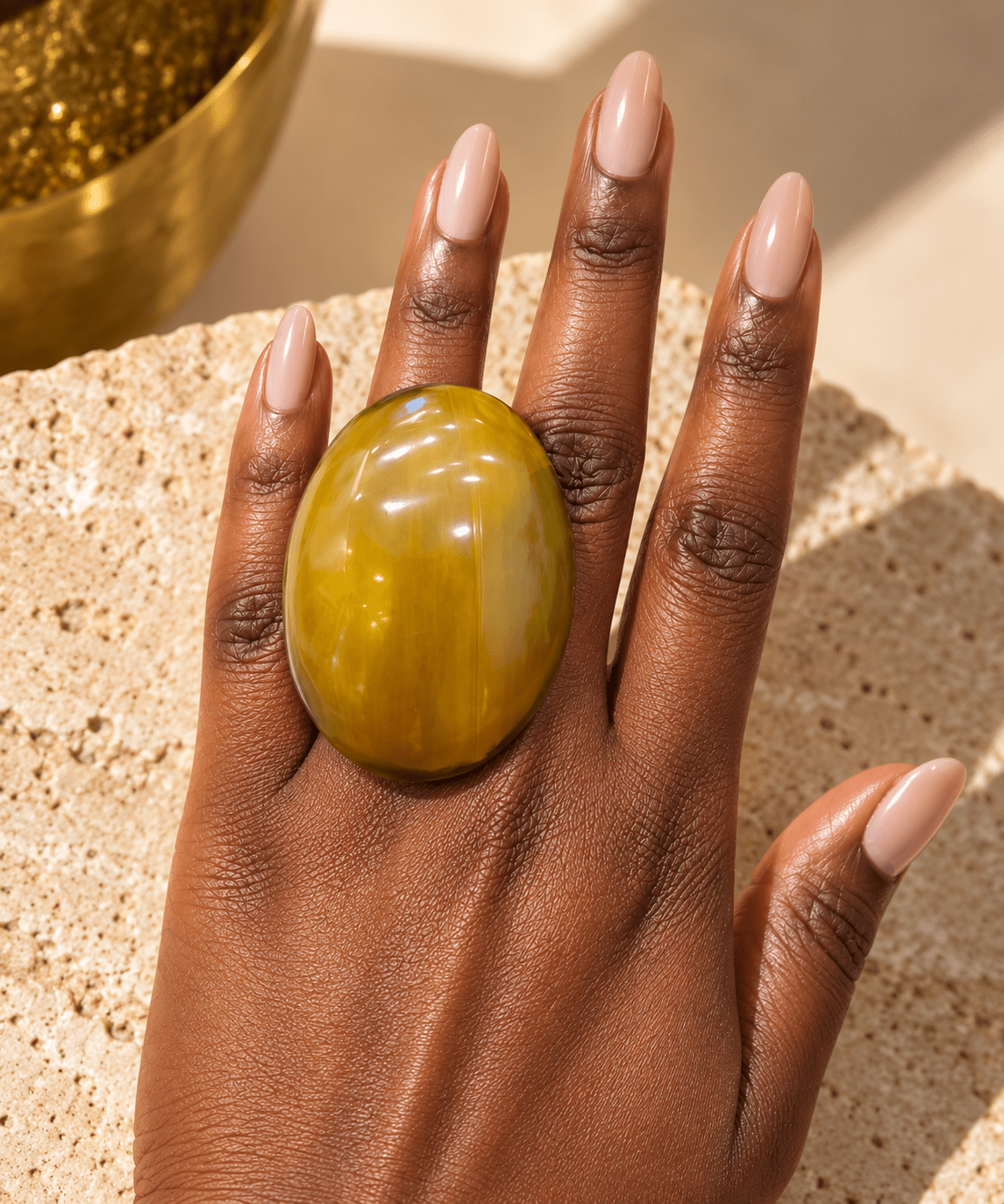 Afro Color Pop Horn Rings