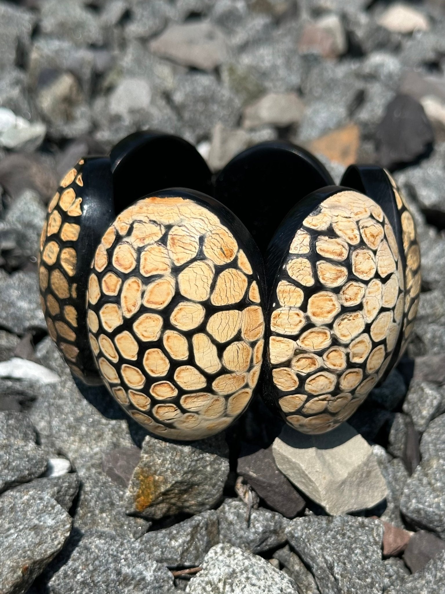 Afro Safari Horn Print Bracelets
