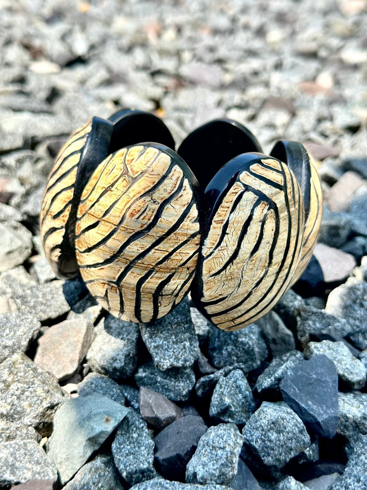 Afro Safari Horn Print Bracelets