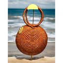 Agaseke Luxe Woven Clamshell Bag