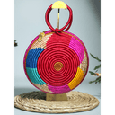 Agaseke Luxe Woven Clamshell Bag