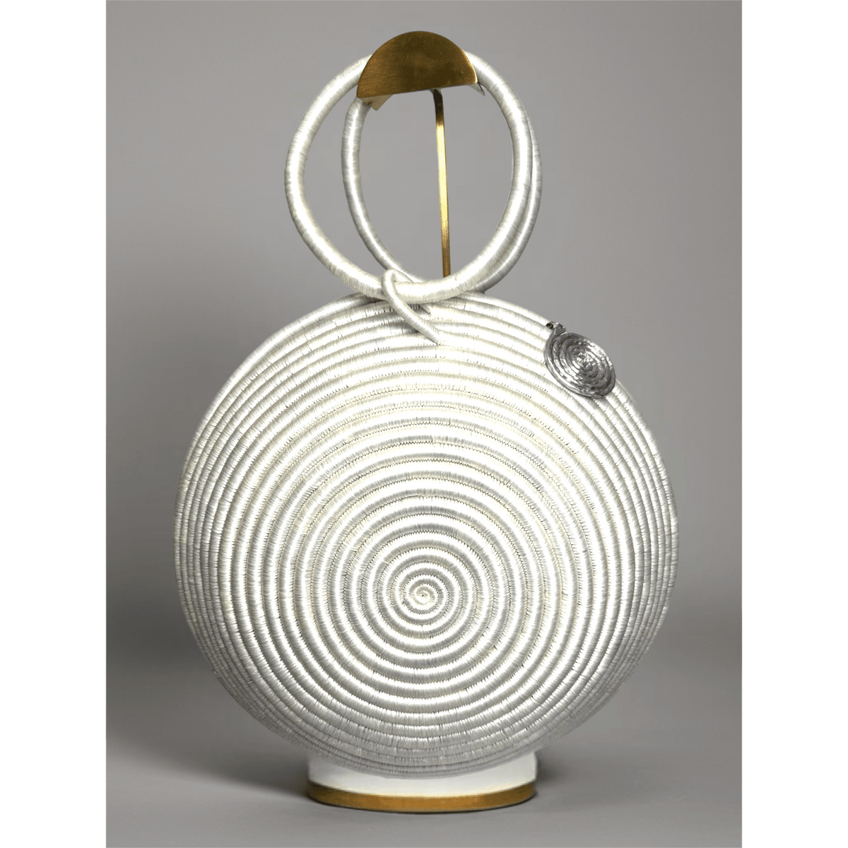 Agaseke Luxe Woven Clamshell Bag