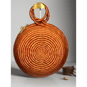 Agaseke Luxe Woven Clamshell Bag