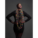 Ankara Fabric Balls Necklace