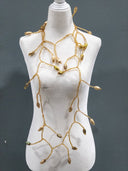 Ankara Bloom Cascade Necklace