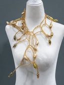 Ankara Bloom Cascade Necklace