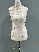 Ankara Bloom Cascade Necklace