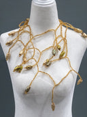 Ankara Bloom Cascade Necklace