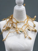 Ankara Bloom Cascade Necklace