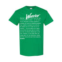 I AM HIM — Warrior Definition | White Ink | T-Shirt | Definitions of HIM Collection