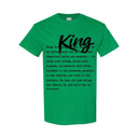 I AM HIM — King Definition | Black Ink | T-Shirt | Definitions of HIM Collection