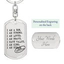 I AM A SON - Keychain for Boys & Men