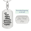I AM HIM — Prince #IAMNEXT | Dog Tag Keychain | Legacy Collection
