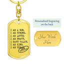 I AM A SON - Keychain for Boys & Men