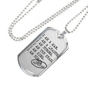 I AM A MAN Military Chain
