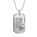 I AM A SON Military Chain for Boys