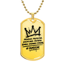 I AM HIM — Crown | Military Chain | King Collection