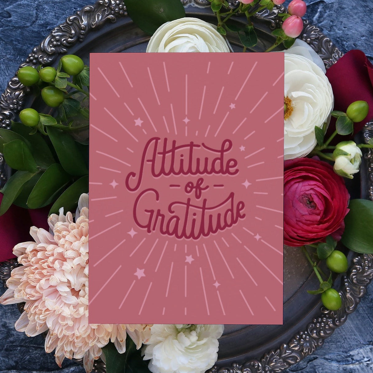 Attitude of Gratitude Thank You Card
