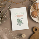 I See You Strollin' Baby Card