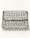 Bahari Luxe Cowry Shell Clutch