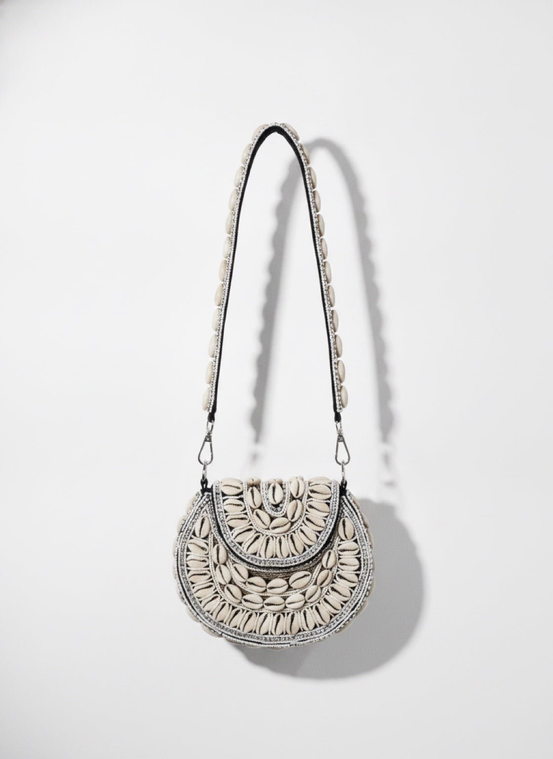 Bahari Luxe Cowry Shell Clutch